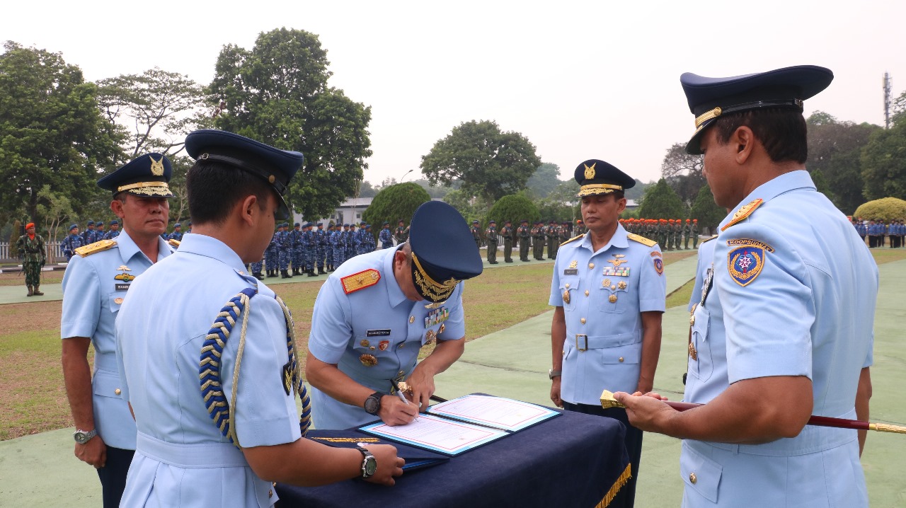 Marsma TNI Mohammad Nurdin Resmi Jabat Pangkoops Udara I Koopsud I