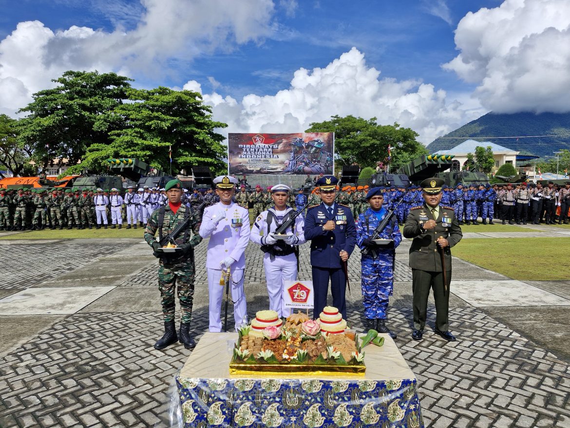 Peringatan HUT ke-79 TNI di Natuna: TNI Bersama Rakyat Menuju Indonesia Maju