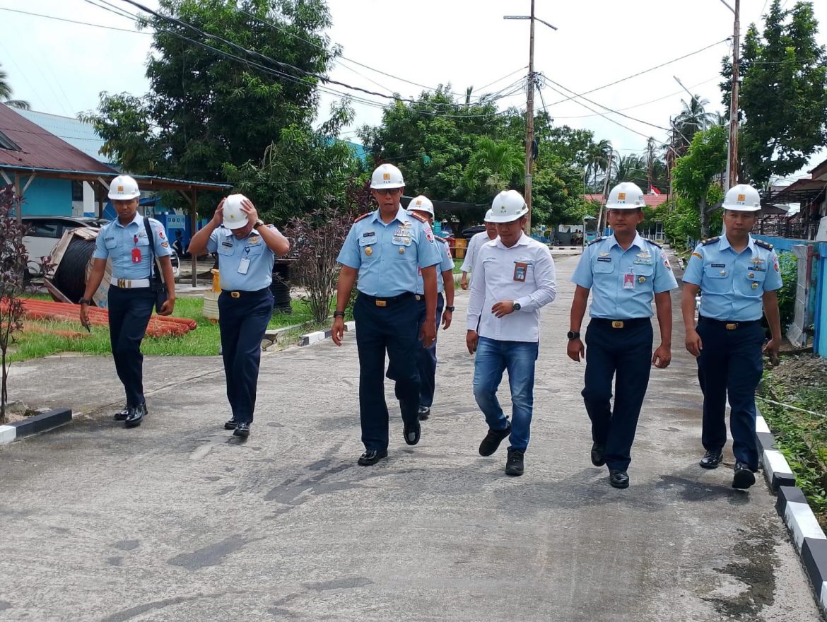 Danlanud RSA Natuna Jalin Silaturahmi dengan PLN Kabupaten Natuna