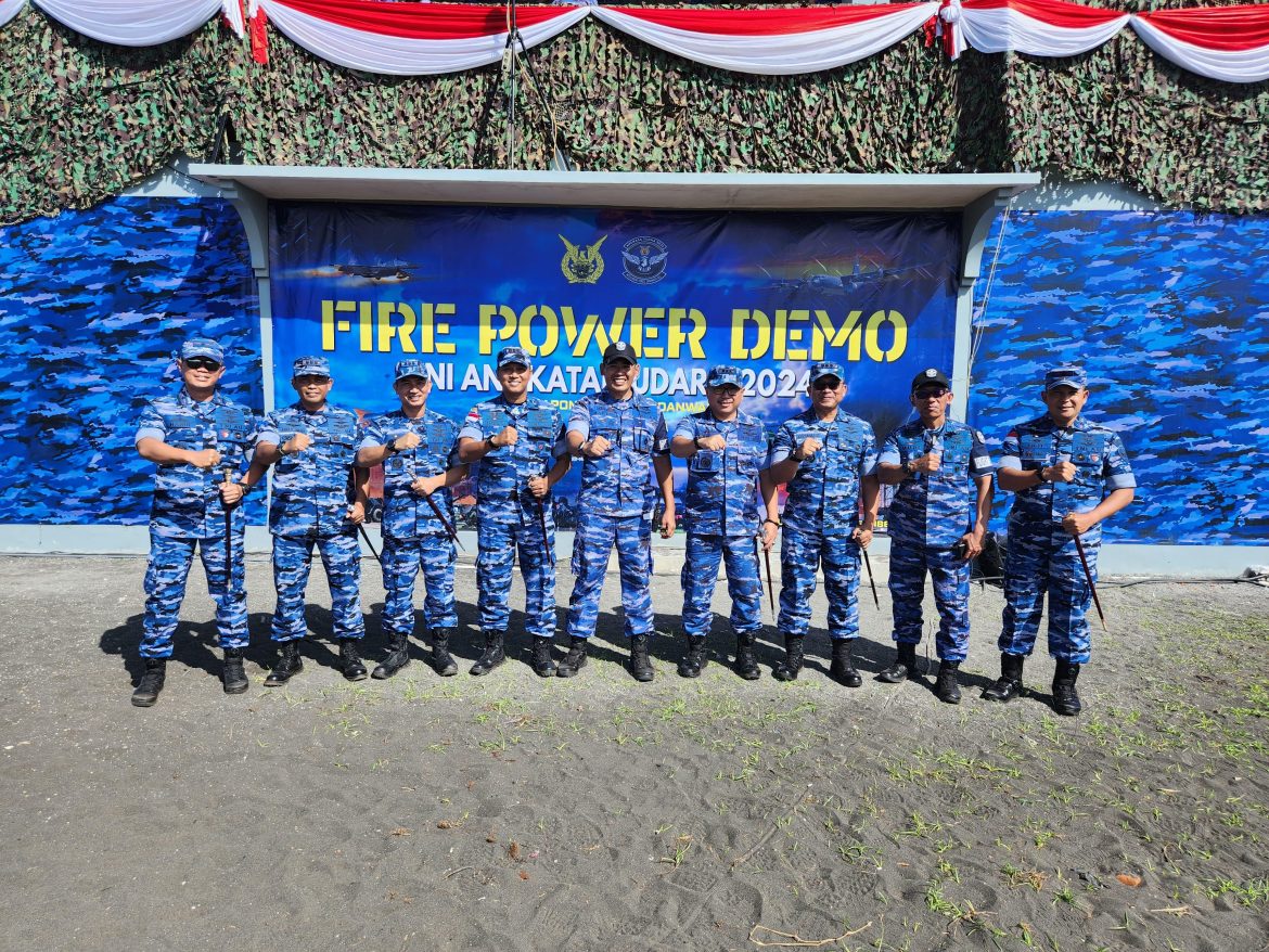 Danlanud RSA Natuna Hadiri Fire Power Demo TNI AU Latihan Angkasa Yudha 2024